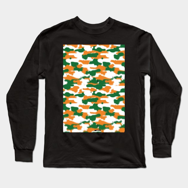 Ireland Camouflage Long Sleeve T-Shirt by gastaocared